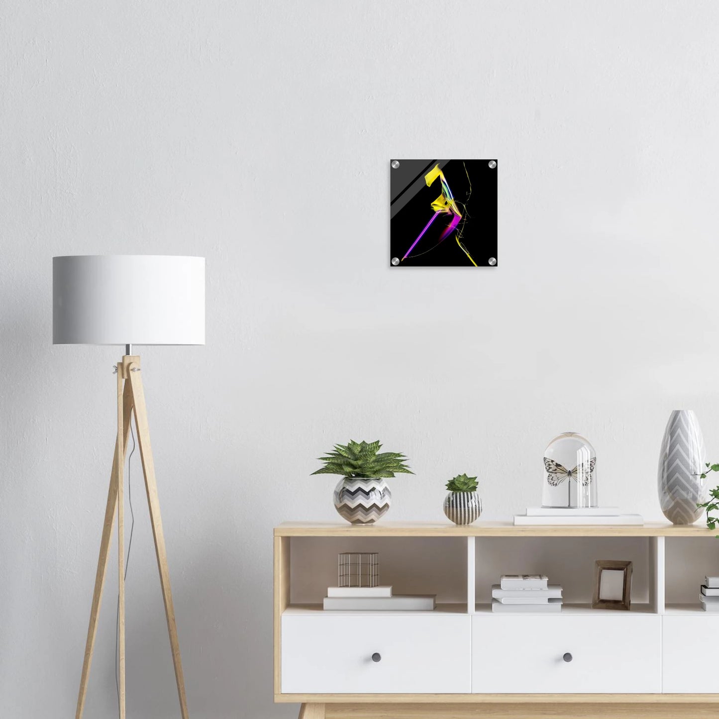 Zimtsäure als Mikrokristall-Wandbild auf Acrylglas – Motiv 2 – Produktansicht 7