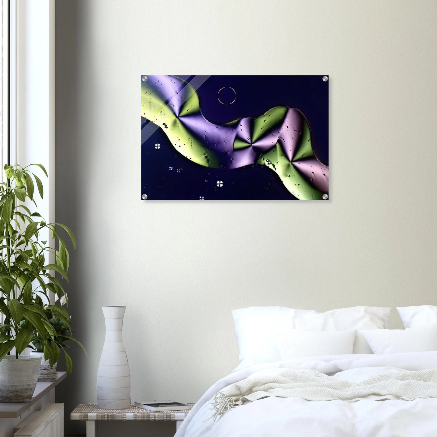Sorbit als Mikrokristall-Wandbild auf Acrylglas – Produktansicht 23