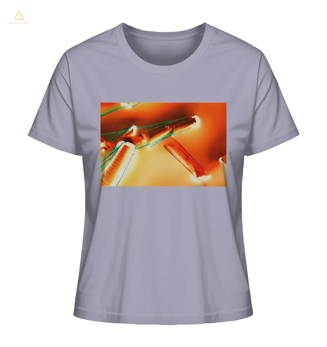 Mikrokristall Design Organic Shirt aus 100 % Bio-Baumwolle - Alaun mit Öl