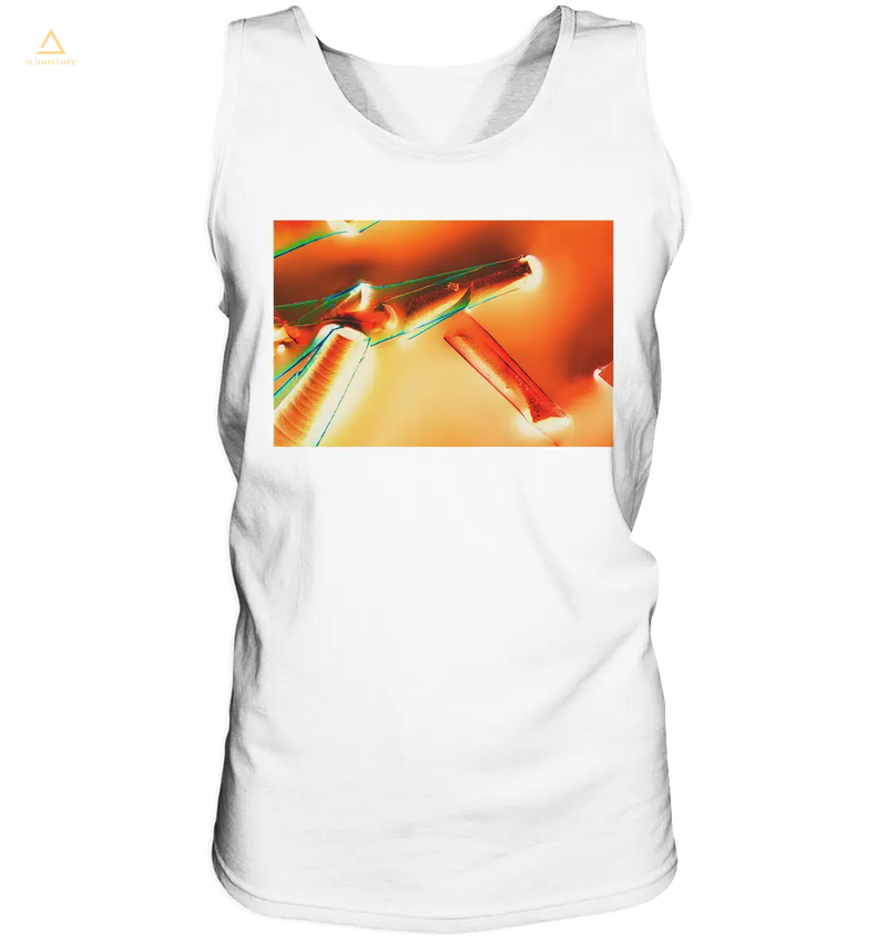 Exklusives Tank Top Herren Mikrokristall-Design – jedes Stück Unikat