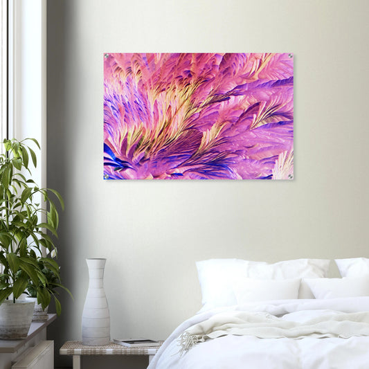Beta-Alanin und L-Glutamin als Mikrokristall-Wandbild auf Acrylglas – Motiv 3 – Produktansicht 2