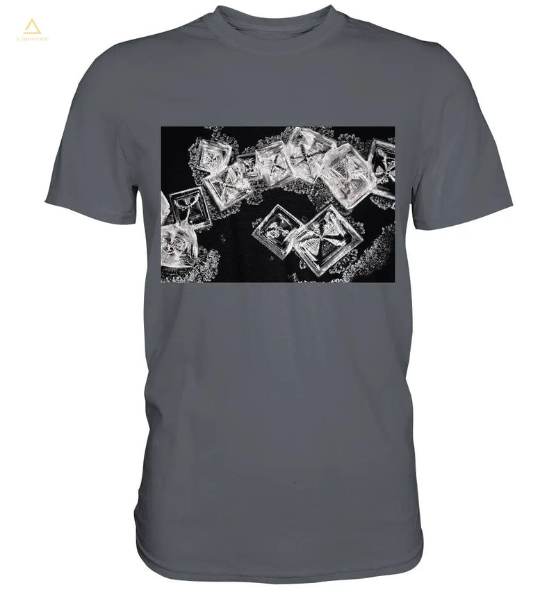 Kochsalz, Mikrokristalle im Dunkelfeld - Classic Shirt wioostore.de