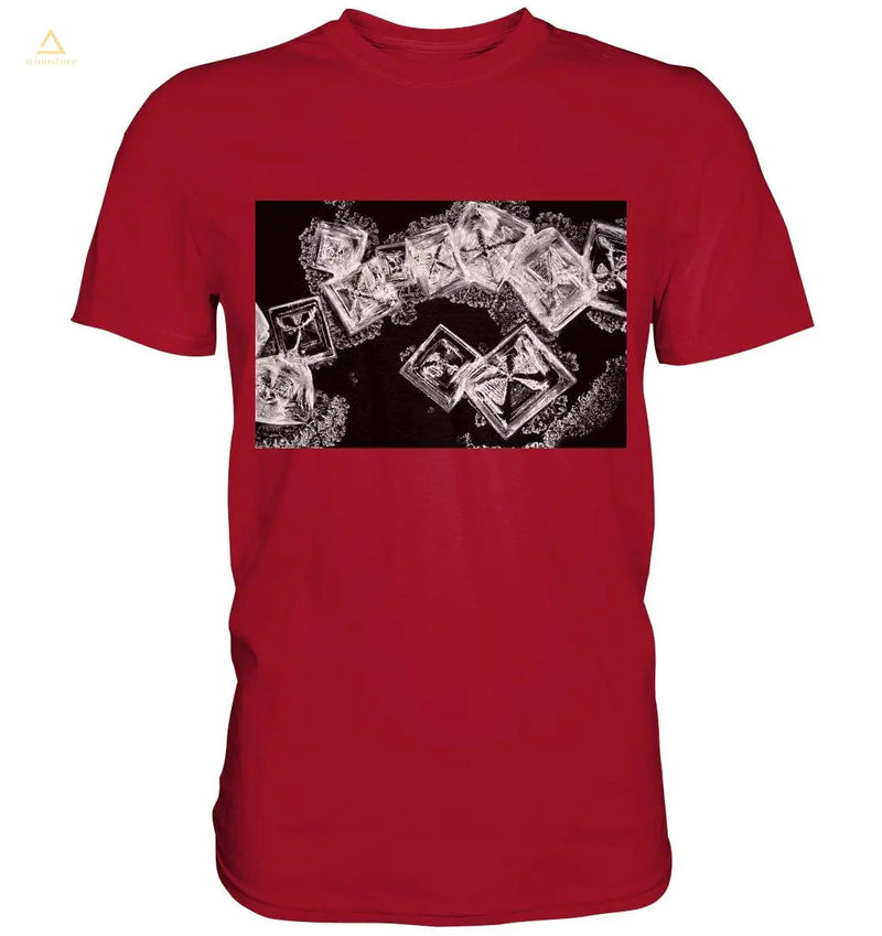 Kochsalz, Mikrokristalle im Dunkelfeld - Classic Shirt wioostore.de