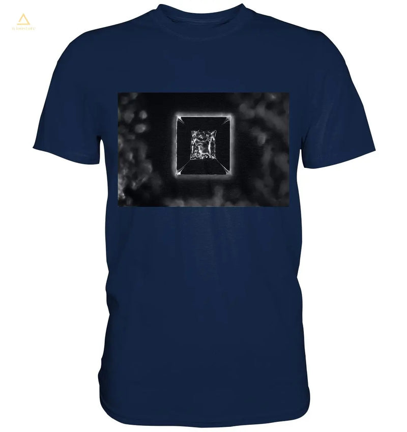 Kochsalz, Mikrokristalle im Dunkelfeld - Classic Shirt wioostore.de