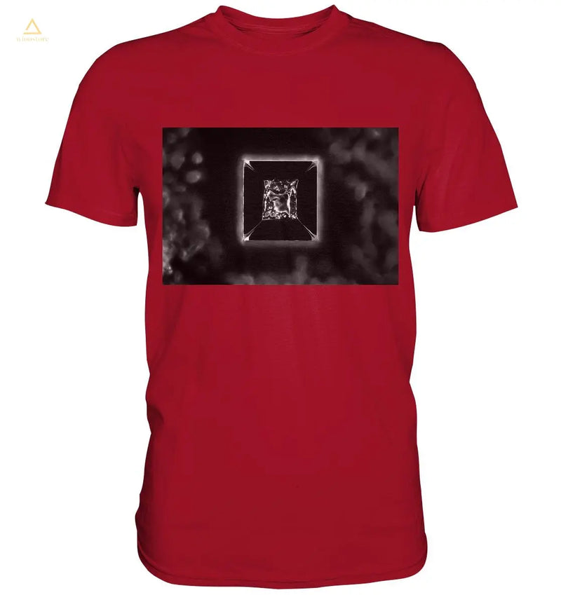 Kochsalz, Mikrokristalle im Dunkelfeld - Classic Shirt wioostore.de