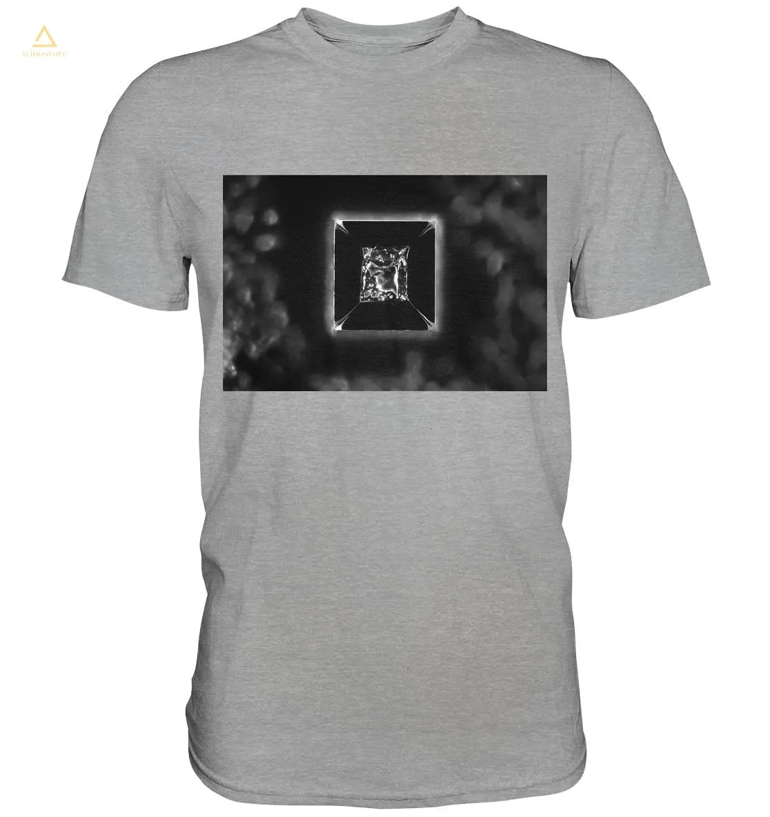 Kochsalz, Mikrokristalle im Dunkelfeld - Classic Shirt wioostore.de