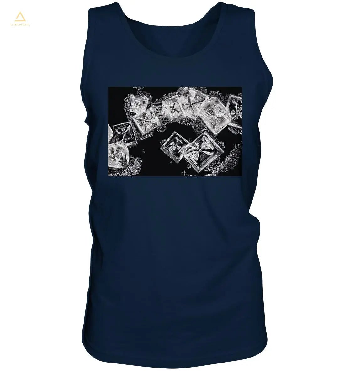 Kochsalz, Mikrokristalle im Dunkelfeld - Tank-Top wioostore