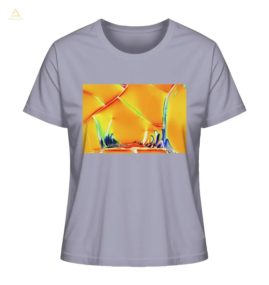 Mikrokristall Design Organic Shirt aus 100 % Bio-Baumwolle - Optical Brightener