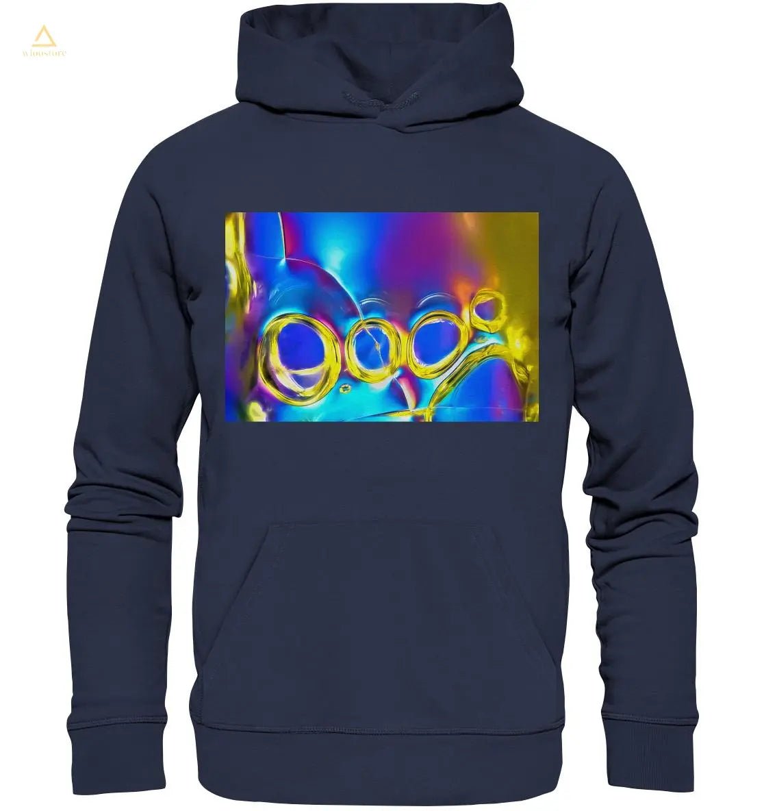 Mikrokristall-Design Premium Hoodie - Optical Brightener - wioostore.de - #unikat#
