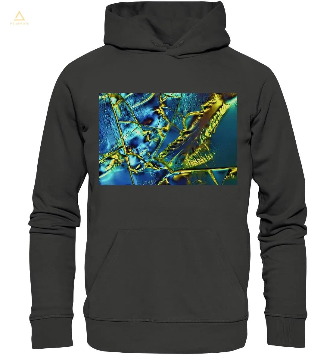 Mikrokristall-Design Premium Hoodie - Optical Brightener - wioostore.de - #unikat#