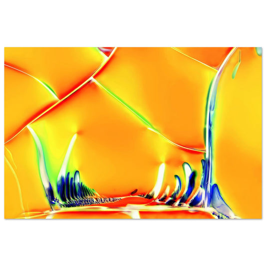 Optical Brightener als Mikrokristall-Wandbild auf Forex – Motiv 1 – Produktansicht 2