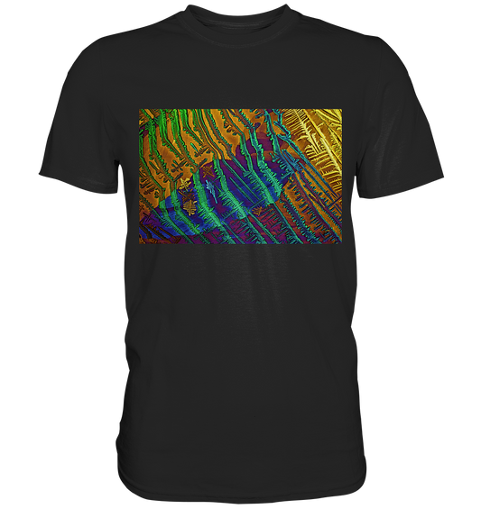 Caesiumchlorid mit Kupfersulfat als Mikrokristall Herren-Shirt