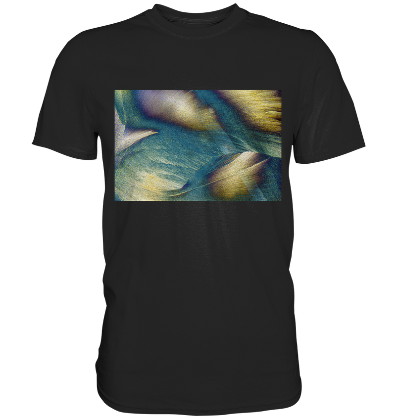Mikrokristall Design Shirt mit Harnstoff mit Resorcin Design – echte Mikrofotografie