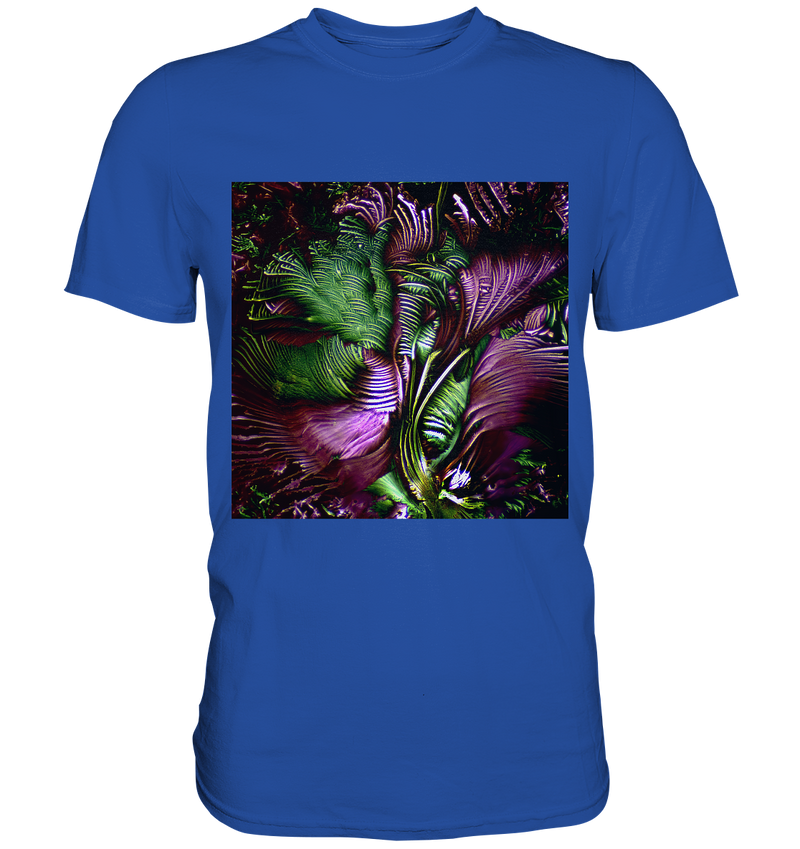 Mikrokristall Design Shirt mit Glycin Design – echte Mikrofotografie