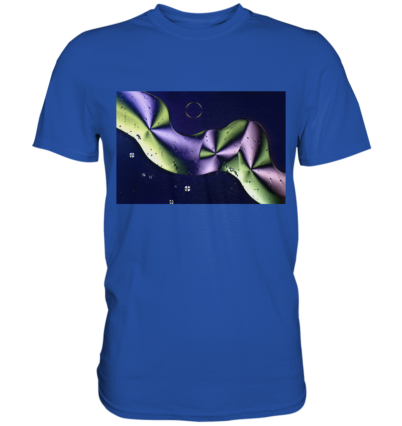 Mikrokristall Design Shirt mit Sorbit Design – echte Mikrofotografie