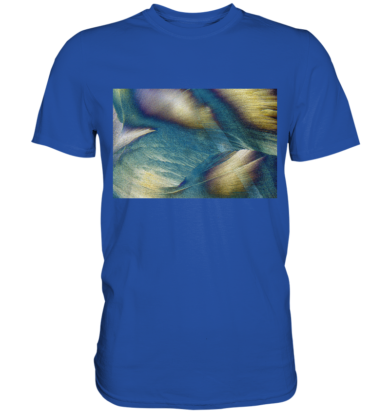 Mikrokristall Design Shirt mit Harnstoff mit Resorcin Design – echte Mikrofotografie