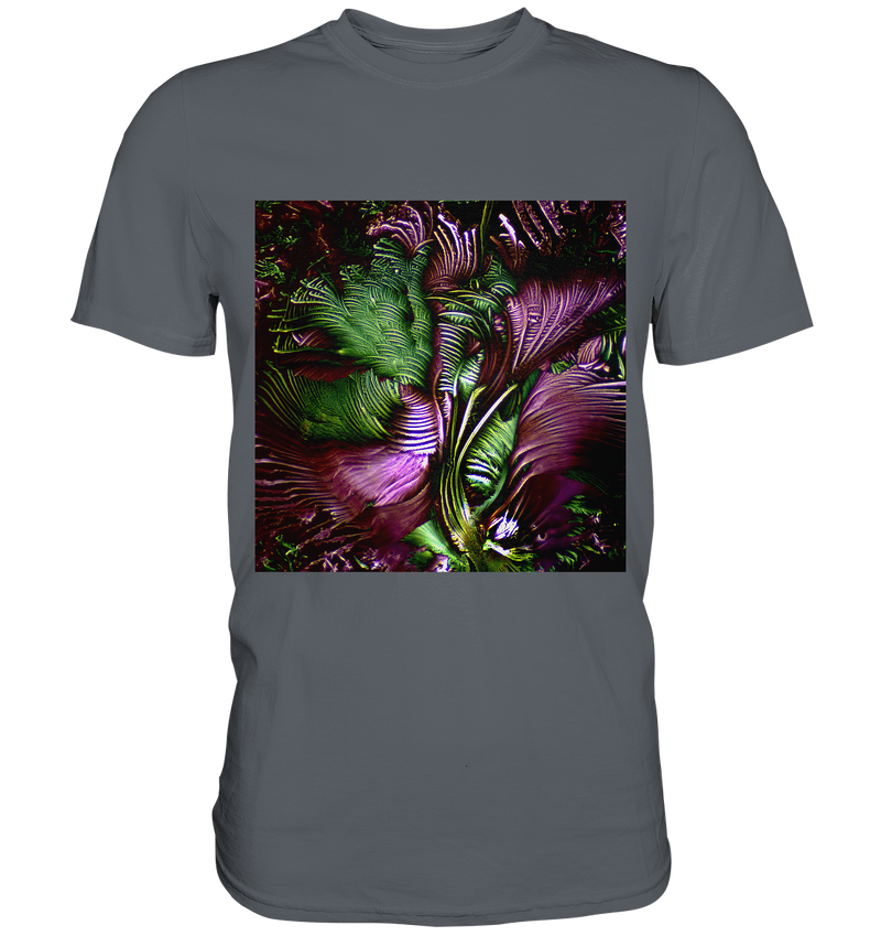 Mikrokristall Design Shirt mit Glycin Design – echte Mikrofotografie