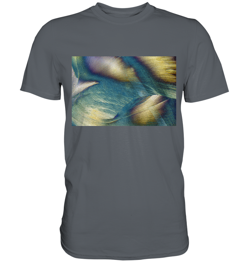 Mikrokristall Design Shirt mit Harnstoff mit Resorcin Design – echte Mikrofotografie