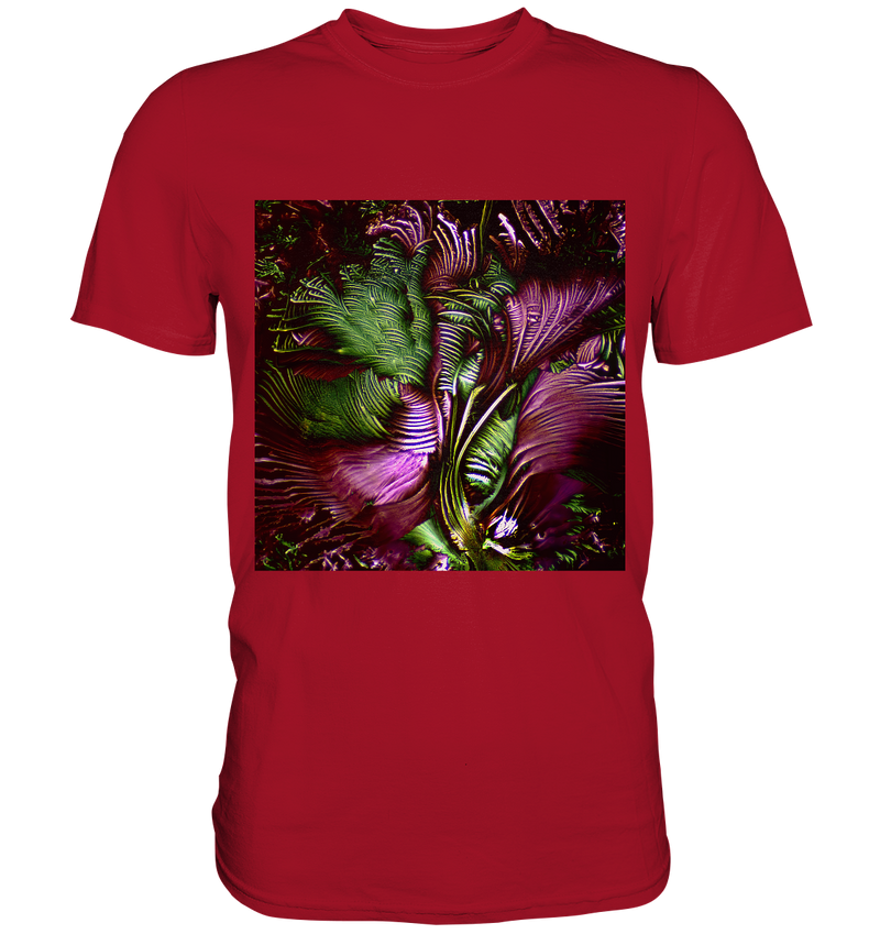 Mikrokristall Design Shirt mit Glycin Design – echte Mikrofotografie