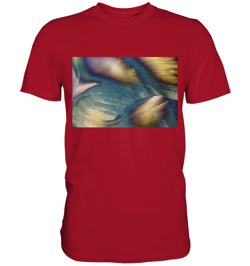 Mikrokristall Design Shirt mit Harnstoff mit Resorcin Design – echte Mikrofotografie