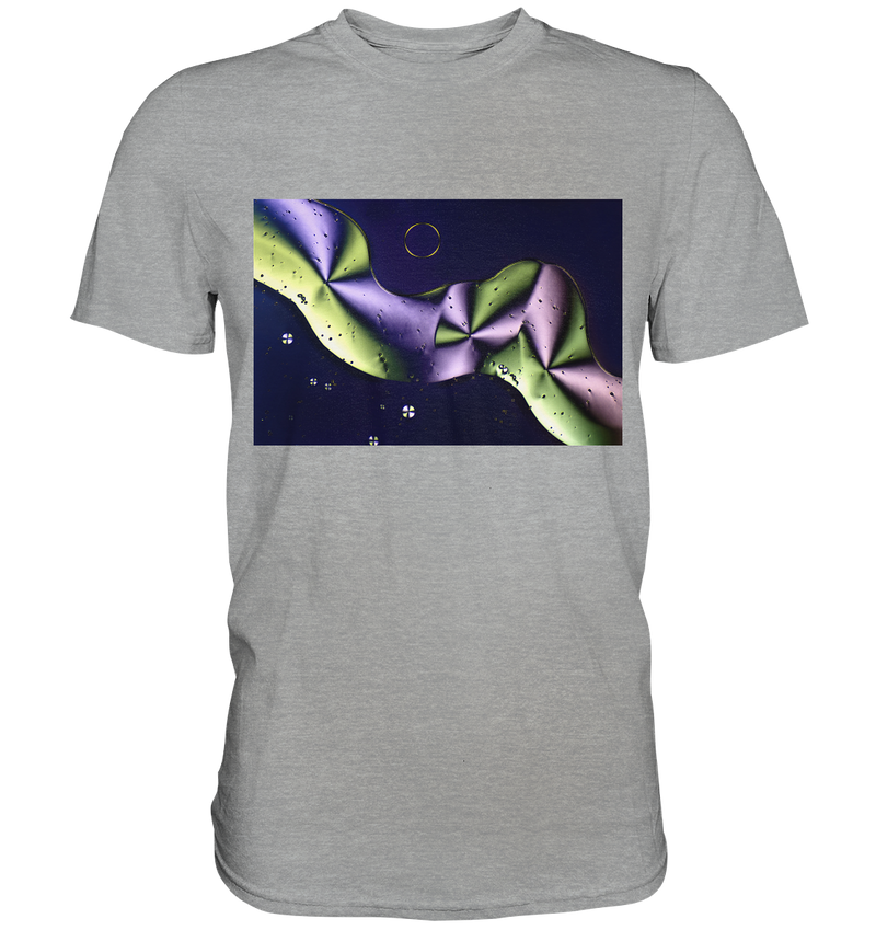 Mikrokristall Design Shirt mit Sorbit Design – echte Mikrofotografie