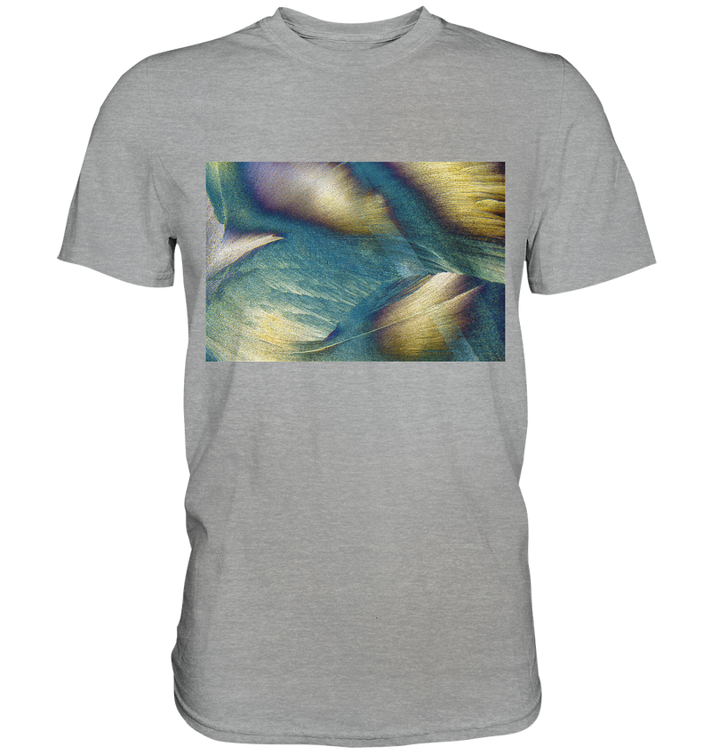 Mikrokristall Design Shirt mit Harnstoff mit Resorcin Design – echte Mikrofotografie