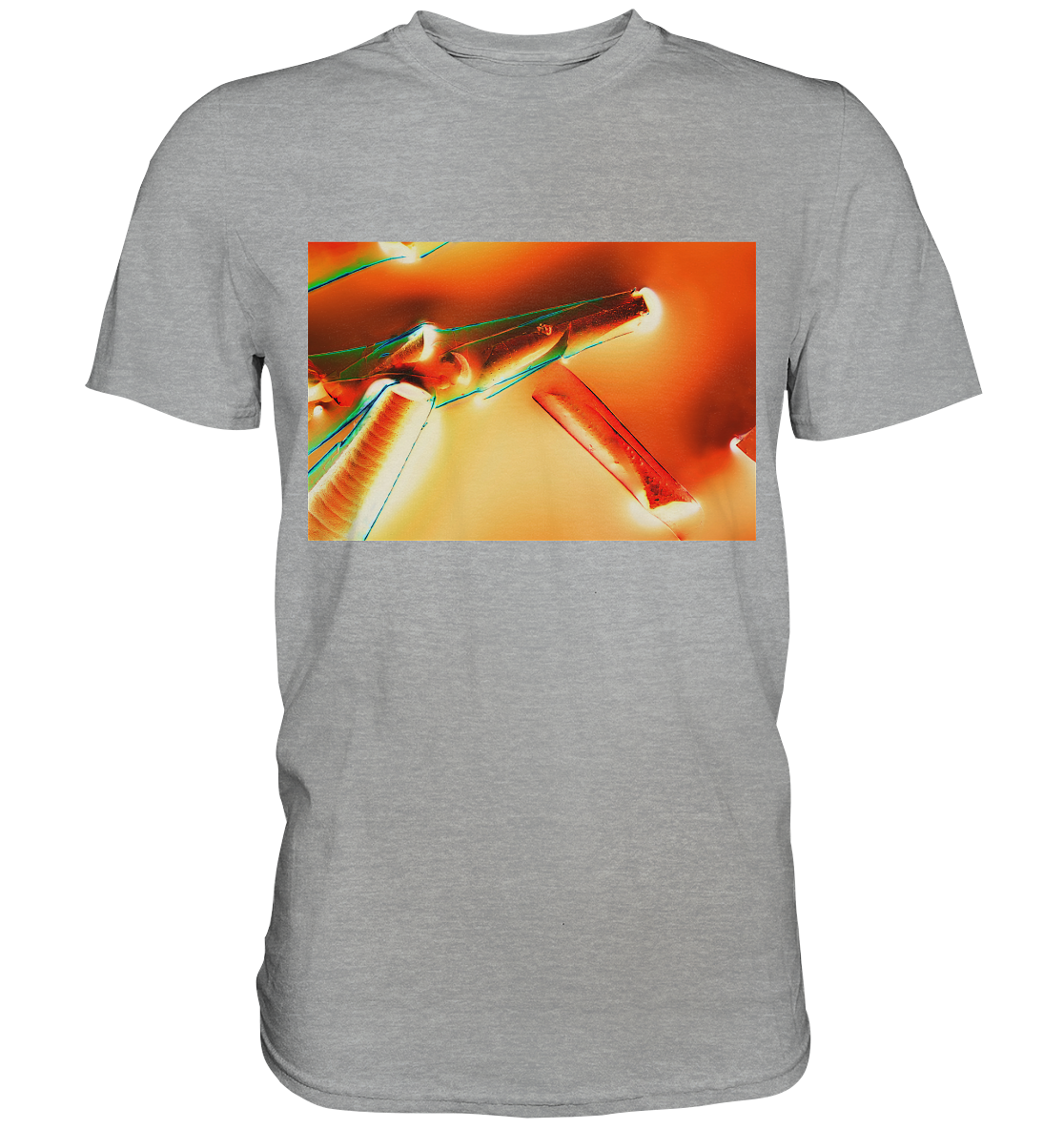 Mikrokristall Design Shirt - Alaun mit Öl Negativ
