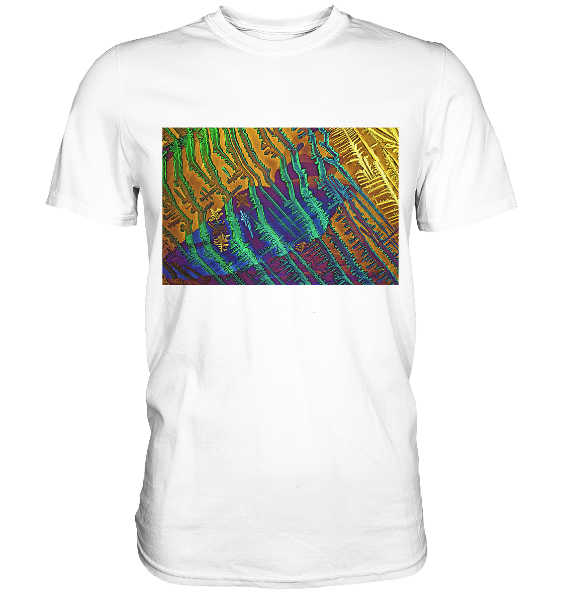 Mikrokristall Design Shirt - Caesiumchlorid mit Kupfersulfat