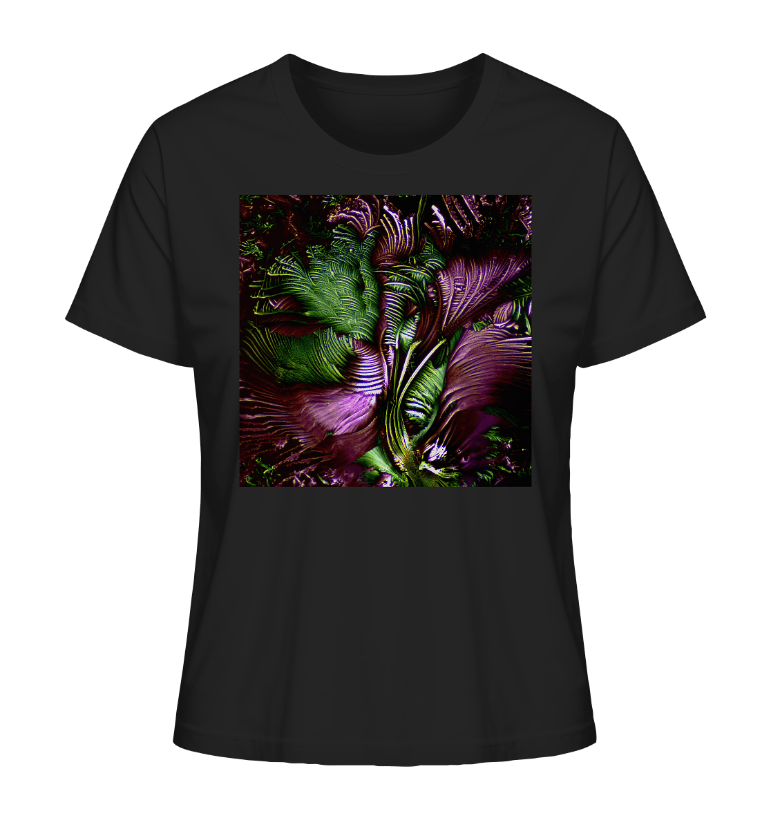 Mikrokristall Design Organic Shirt Damen – Glycin - wioostore.de - #unikat#