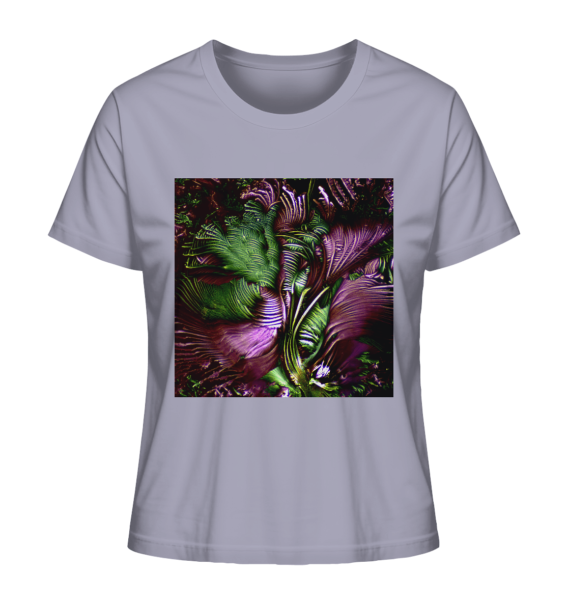 Mikrokristall Design Organic Shirt Damen – Glycin - wioostore.de - #unikat#