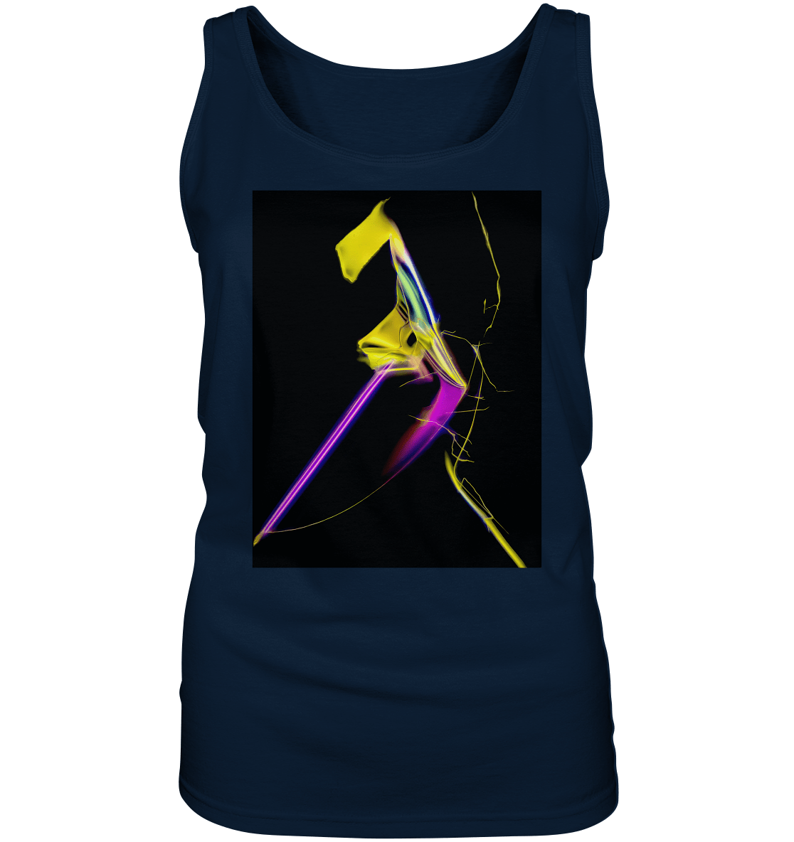 Mikrokristall Design Tank Top mit Mikrokristall der Zimtsäure, Unikat im WiooStore