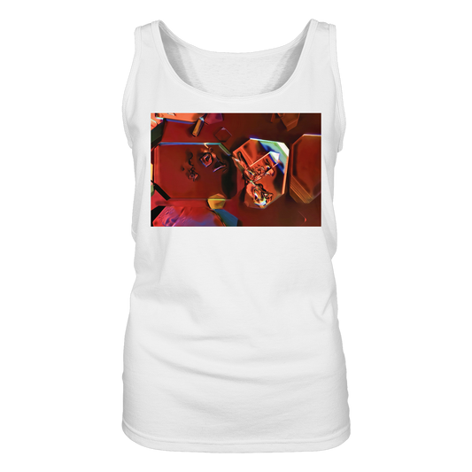 Microcrystal design tank top - monoammonium phosphate