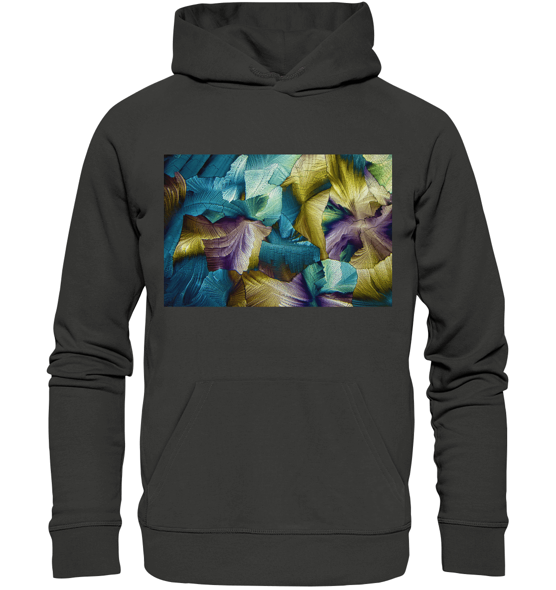 Mikrokristall-Design Premium Hoodie - Apfelsäure - wioostore.de - #unikat#