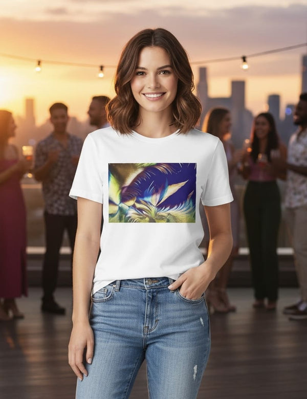 Microcrystal design shirts for women