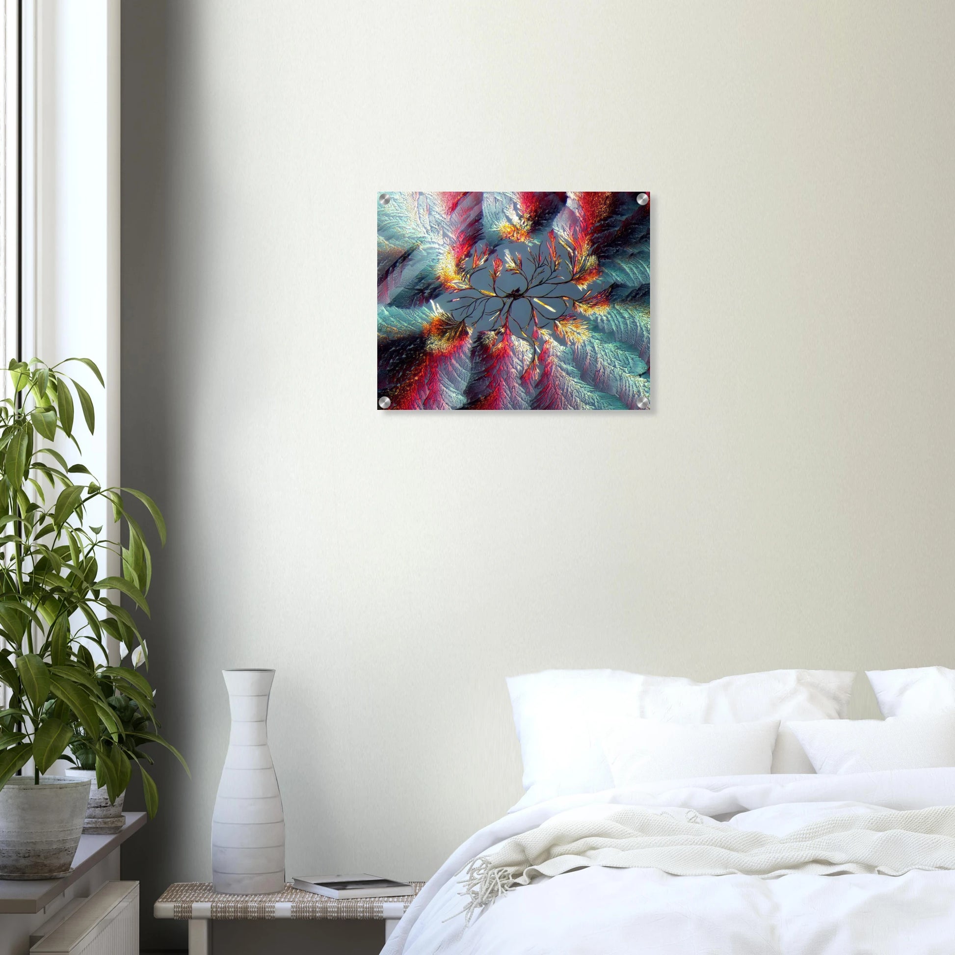 Zimtsäure als Mikrokristall-Wandbild auf Acrylglas – Motiv 1 – Produktansicht 11