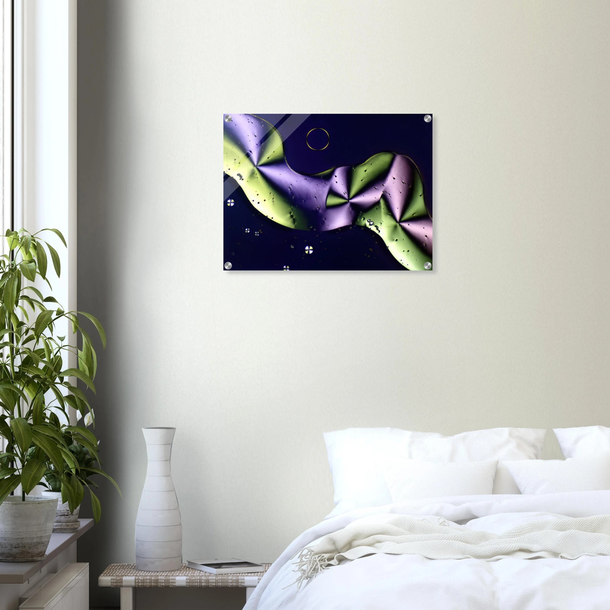 Sorbit als Mikrokristall-Wandbild auf Acrylglas – Produktansicht 13