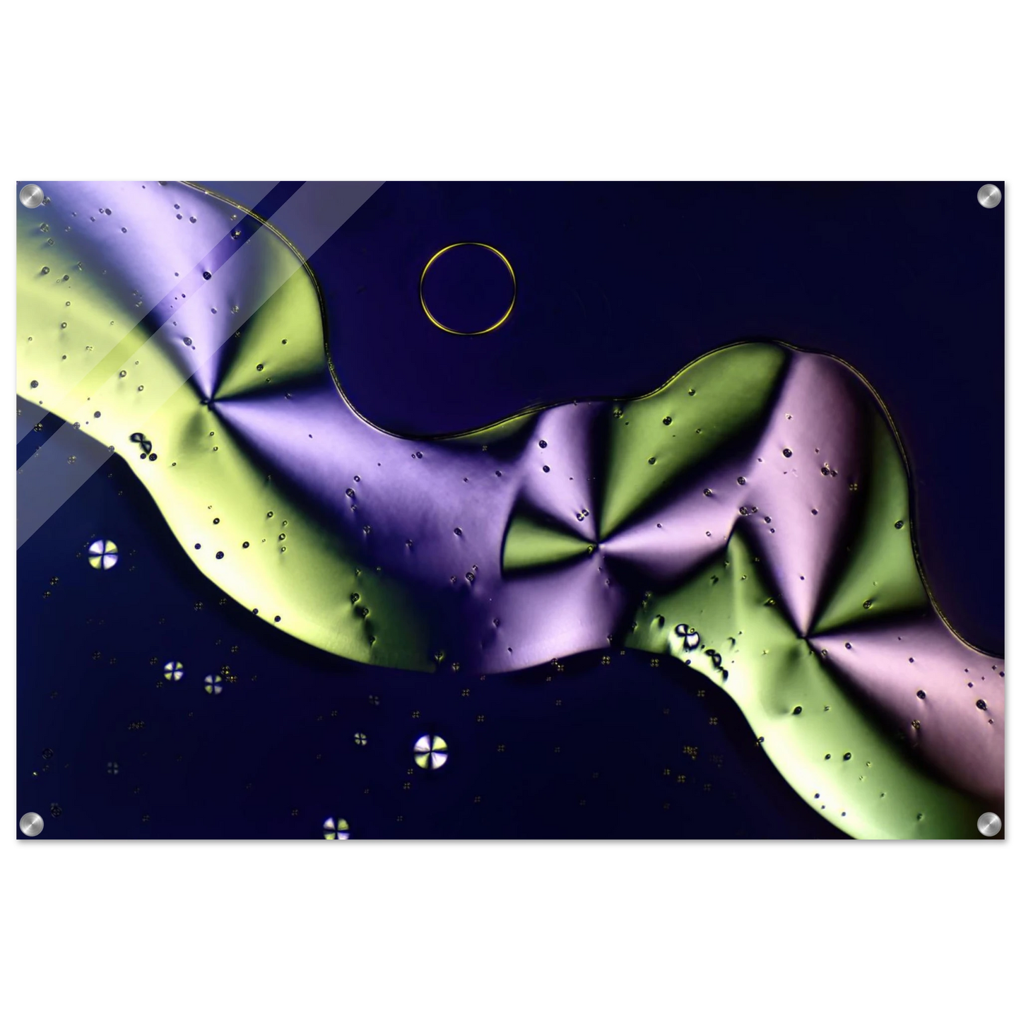 Sorbit als Mikrokristall-Wandbild auf Acrylglas – Produktansicht 19