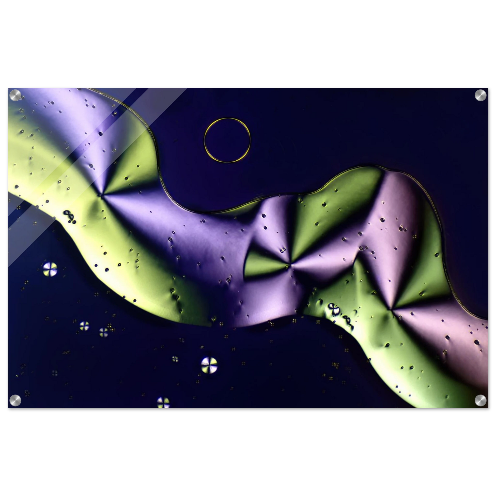 Sorbit als Mikrokristall-Wandbild auf Acrylglas – Produktansicht 19