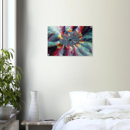 Zimtsäure als Mikrokristall-Wandbild auf Acrylglas – Motiv 1 – Produktansicht 5