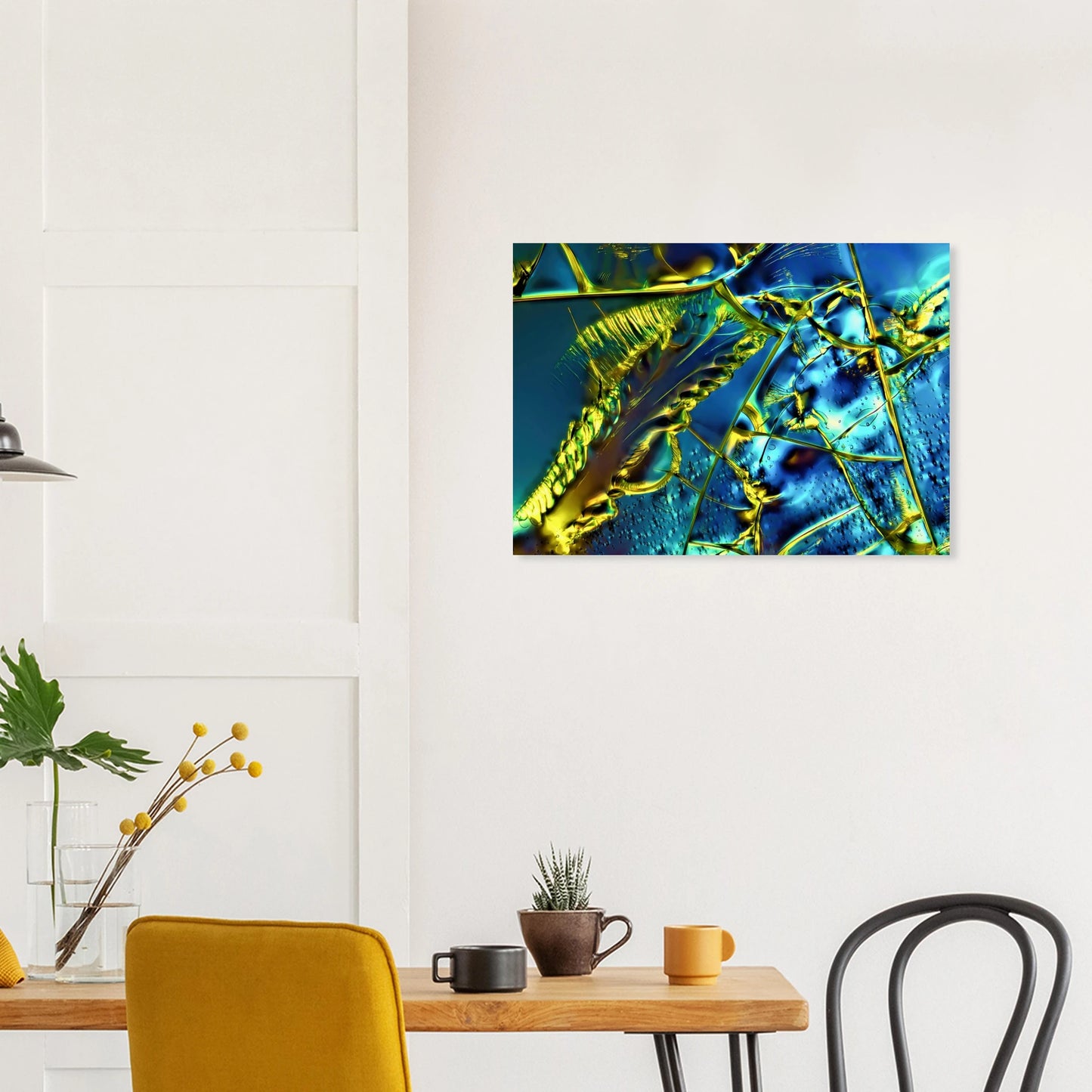 Optical Brightener als Mikrokristall-Wandbild auf Forex – Motiv 2 – Produktansicht 6