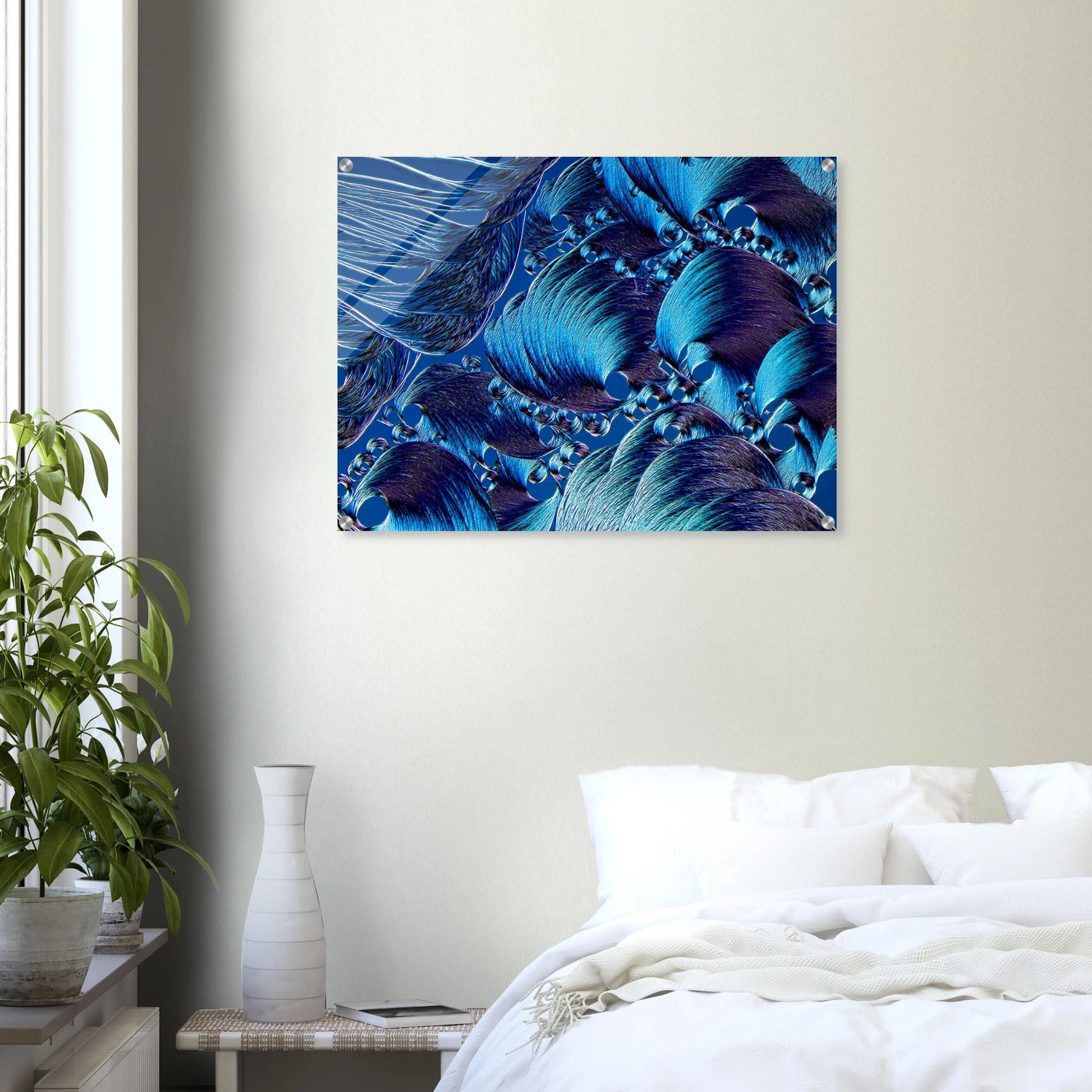 Brodacid als Mikrokristall-Wandbild auf Acrylglas – Produktansicht 14