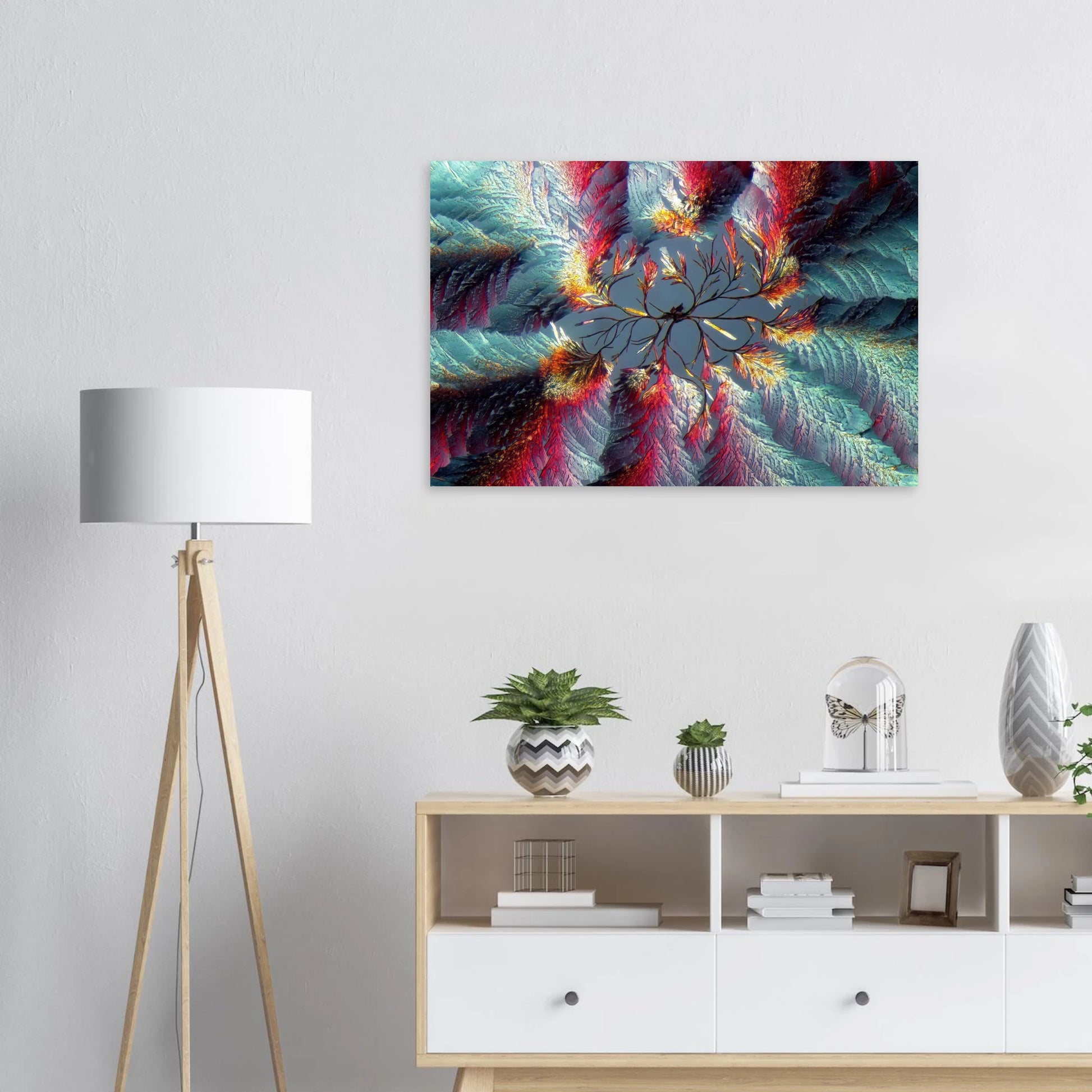 Zimtsäure als Mikrokristall-Wandbild auf Alu-Dibond – Motiv 1 – Produktansicht 9