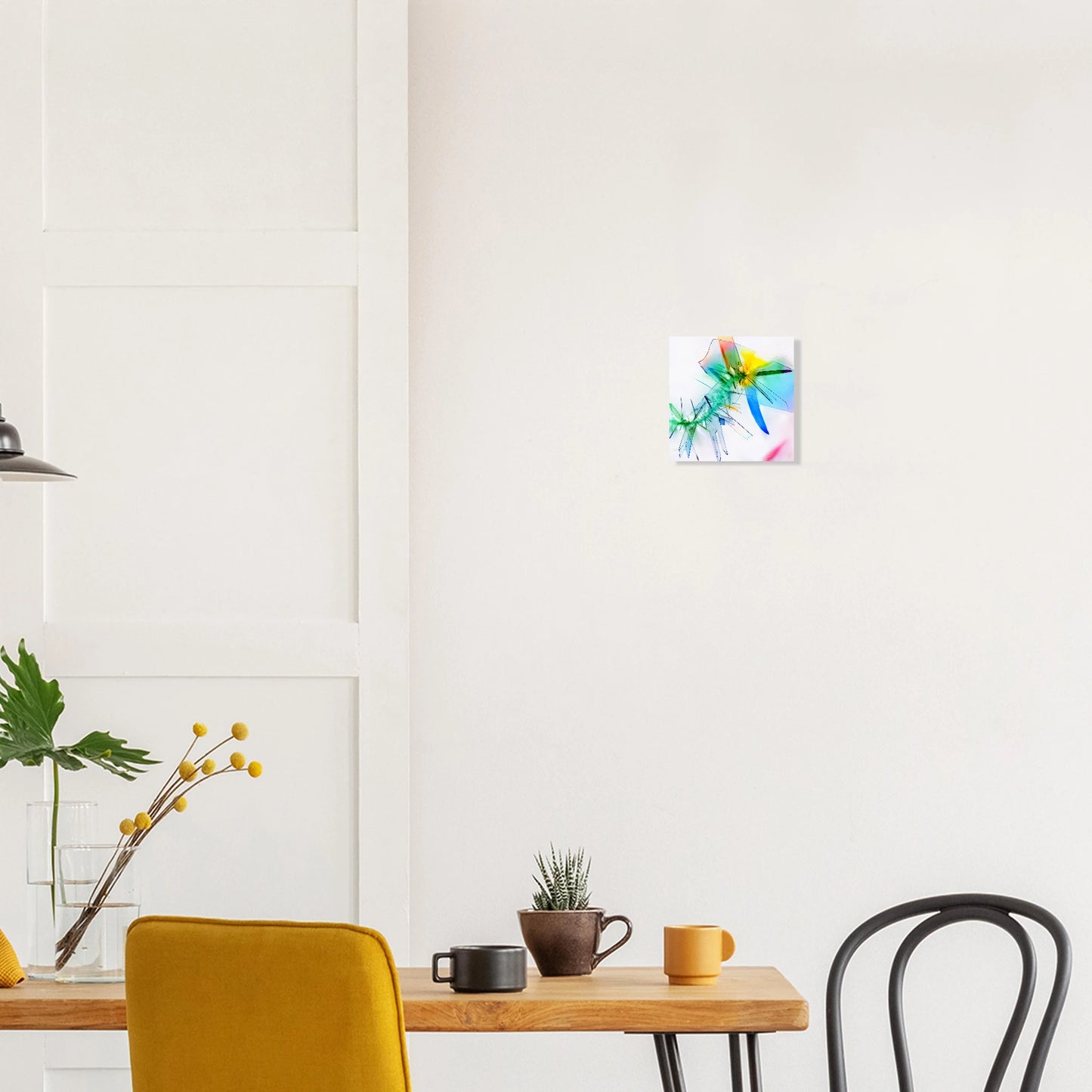 Benzoesäure als Mikrokristall-Wandbild auf Forex – Motiv 1 – Produktansicht 2