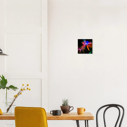 Benzoesäure als Mikrokristall-Wandbild auf Forex – Motiv 2 – Produktansicht 5