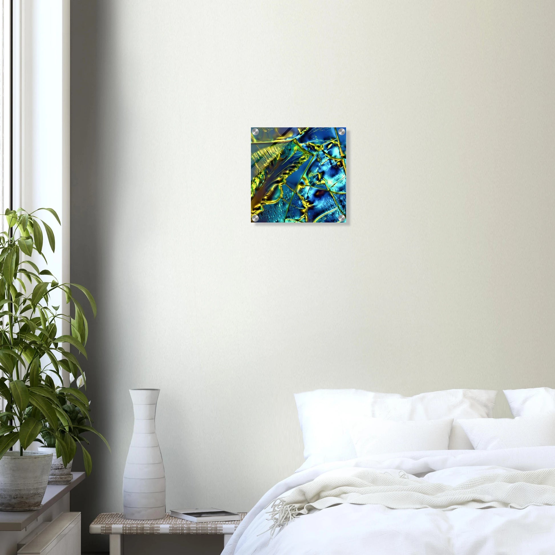 Optical Brightener als Mikrokristall-Wandbild auf Acrylglas – Motiv 1 – Produktansicht 13