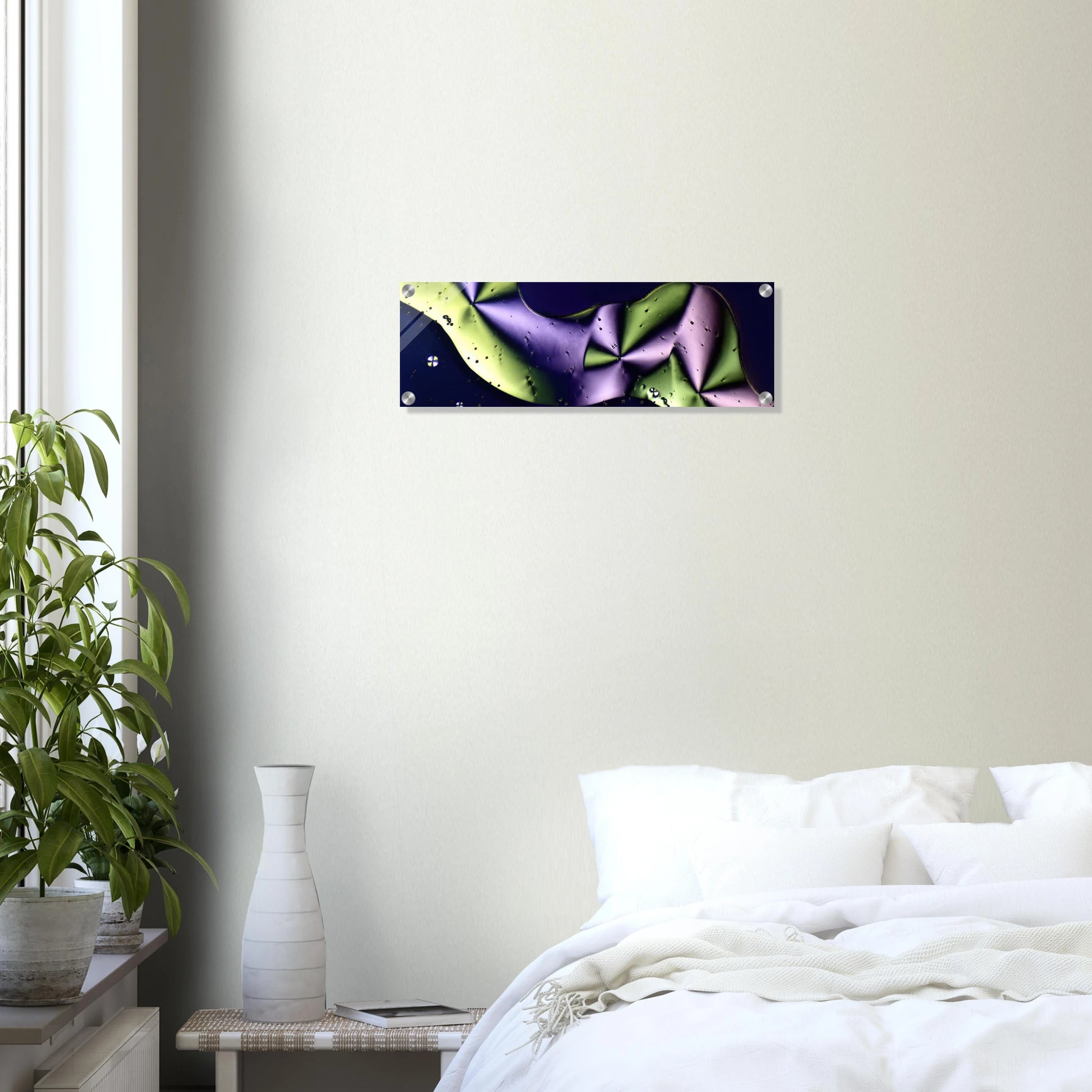 Sorbit als Mikrokristall-Wandbild auf Acrylglas – Produktansicht 11