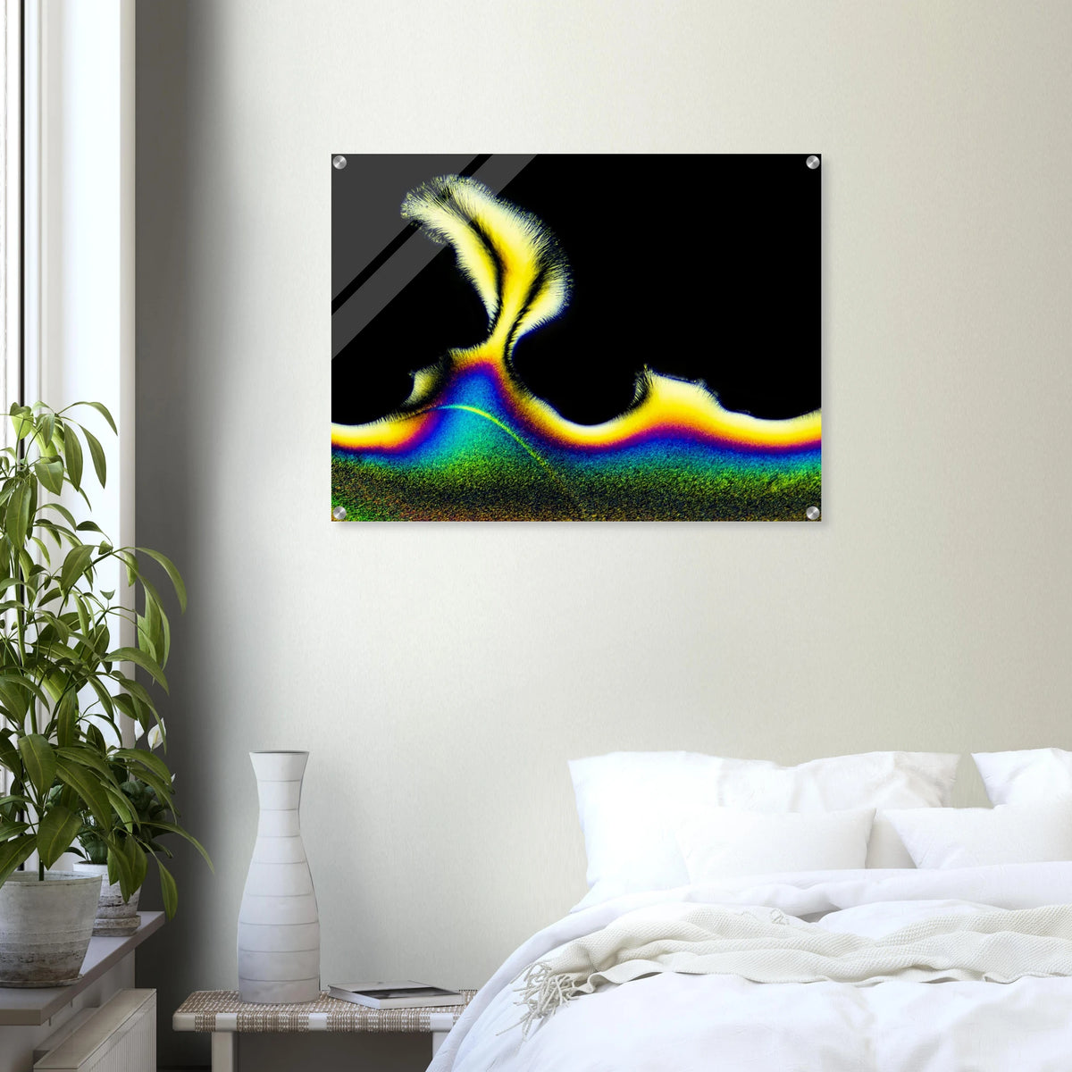 Vitamin C als Mikrokristall-Wandbild auf Acrylglas – Produktansicht 19