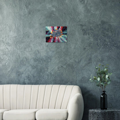 Zimtsäure als Mikrokristall-Wandbild auf Alu-Dibond – Motiv 1 – Produktansicht 3