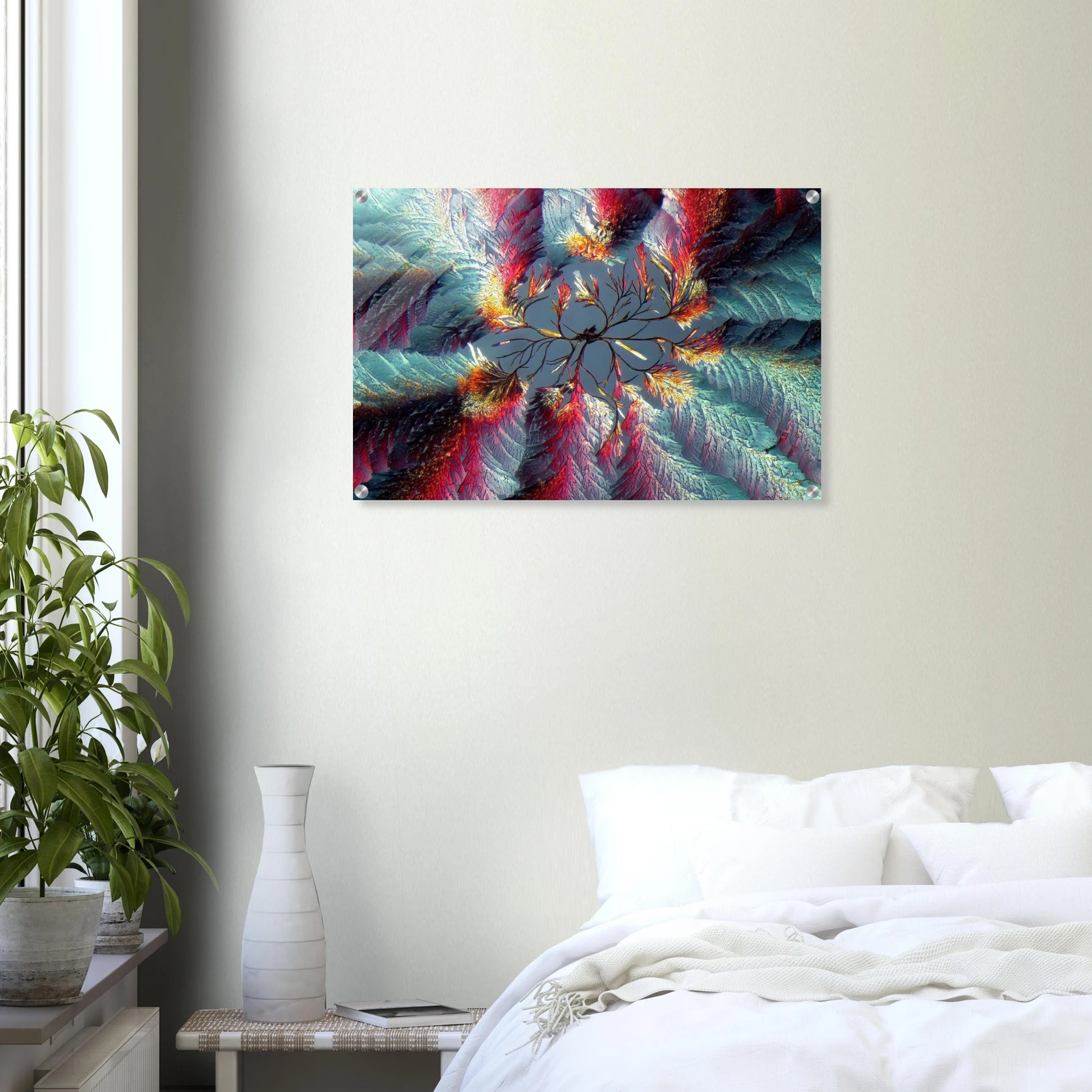 Zimtsäure als Mikrokristall-Wandbild auf Acrylglas – Motiv 1 – Produktansicht 15