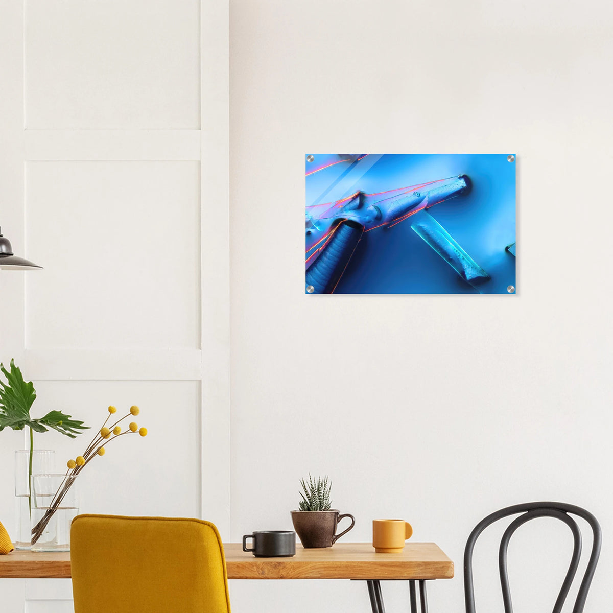 Alaun mit Öl als Mikrokristall-Wandbild auf Acrylglas – Produktansicht 5